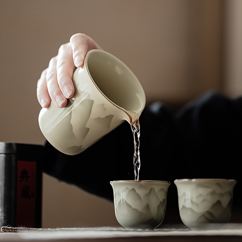 汝窯陶瓷公道杯