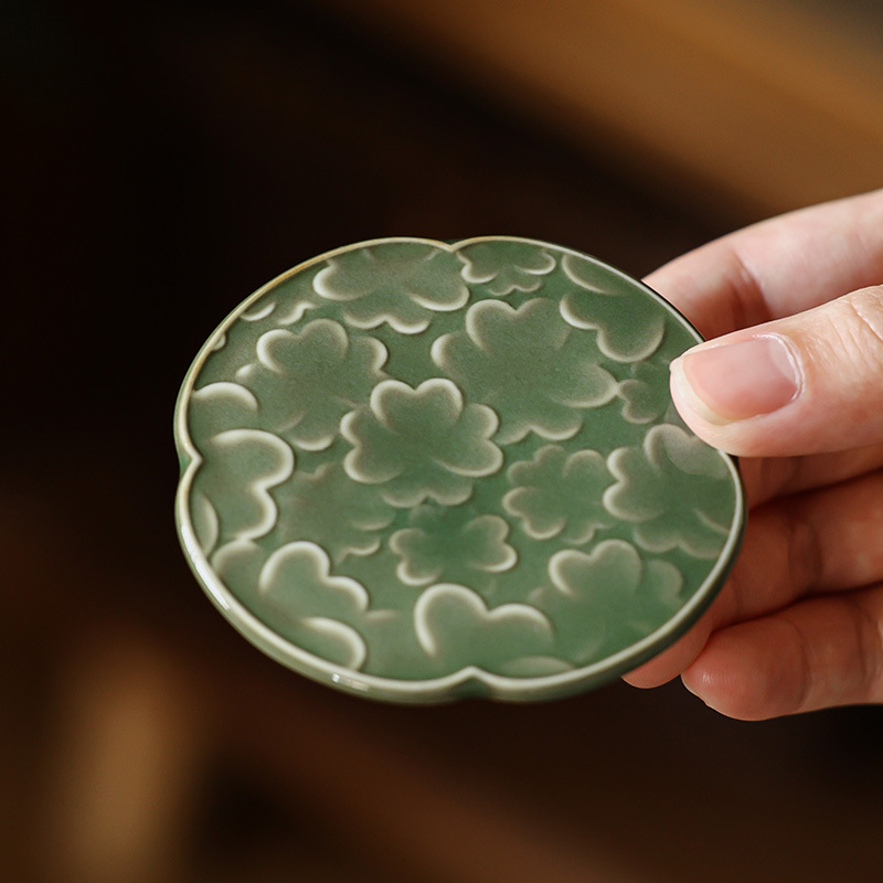 越窯青瓷壺承墊