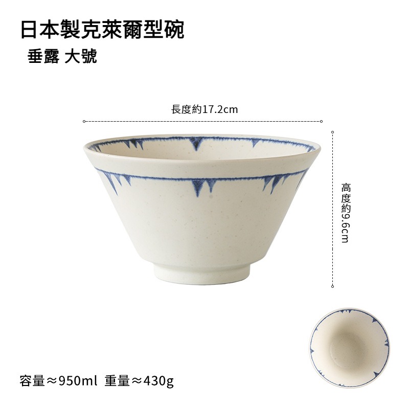 日式復古釉下彩米飯碗拉麵碗