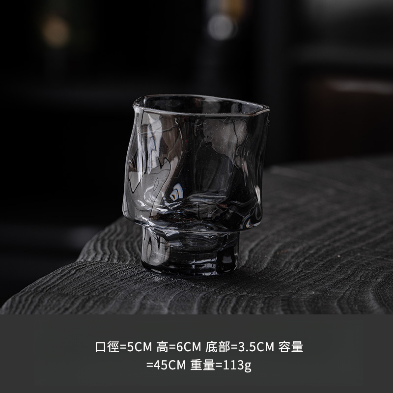 高腳折紙玻璃杯