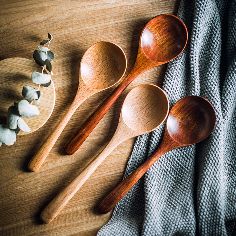 日式簡約木質湯勺