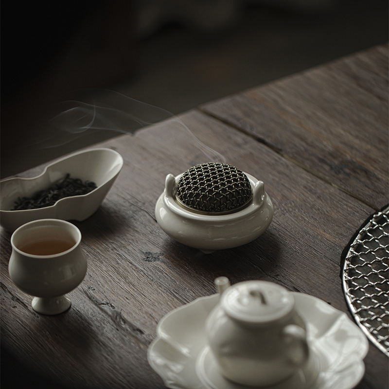 草木灰古泥焚素香爐