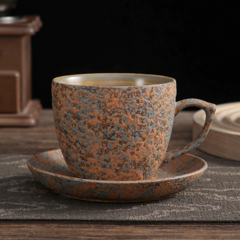 泡泡釉陶瓷馬克咖啡杯