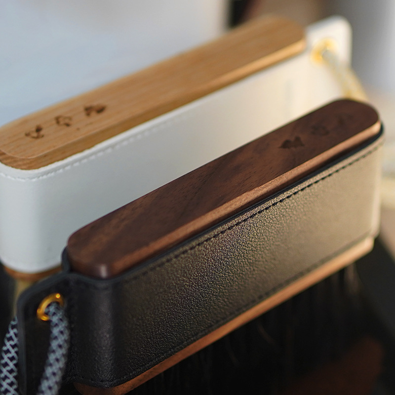 碼鬃毛實木咖啡桌面清潔刷