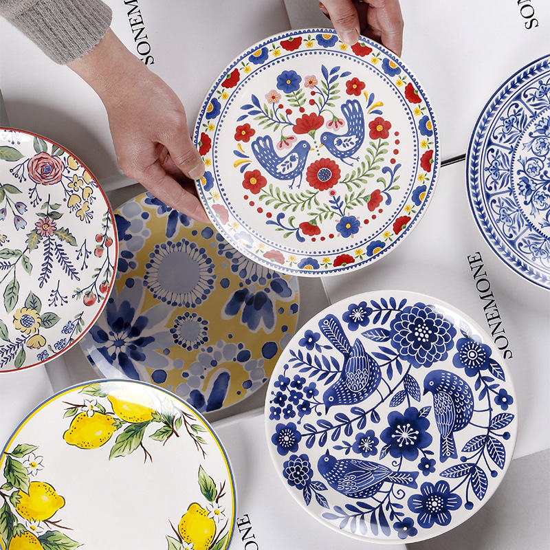 創意彩繪陶瓷盤子