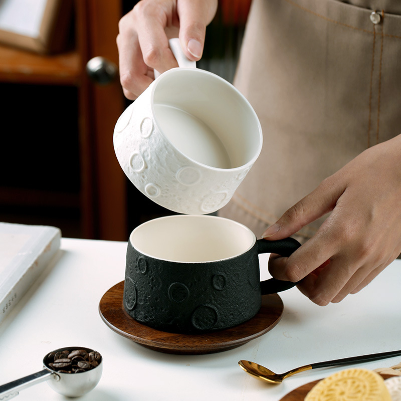 月球陶瓷咖啡杯