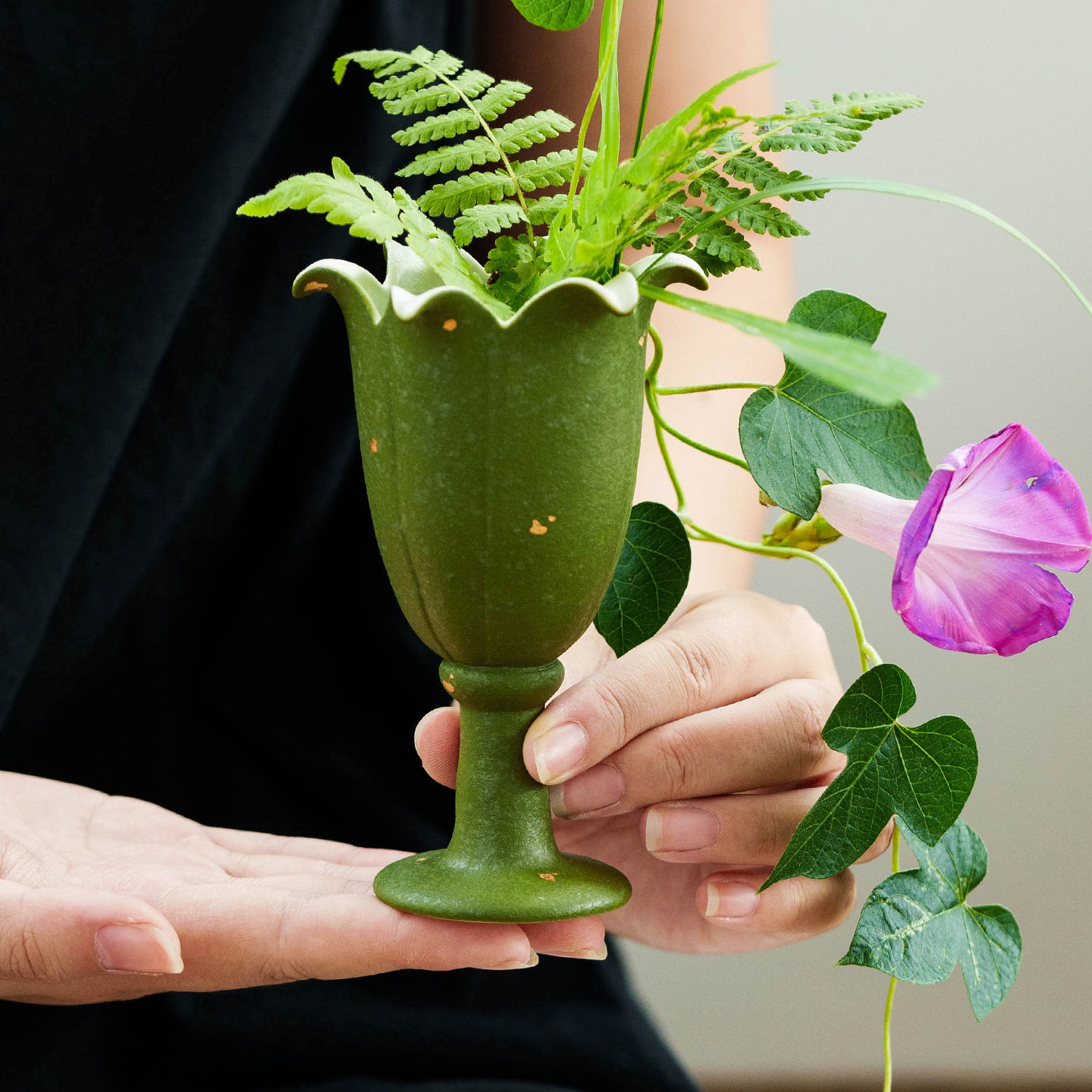 小青柑花器燭臺