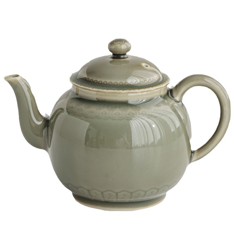 越窯青瓷茶壺