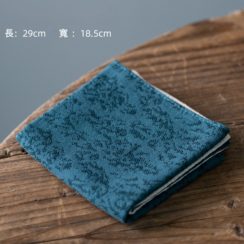 高檔棉麻提花茶巾茶桌抹布