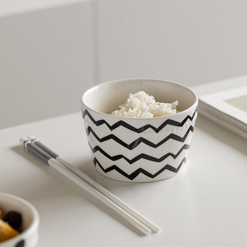 赫本風餐簡約幾何系列碗盤禮盒裝