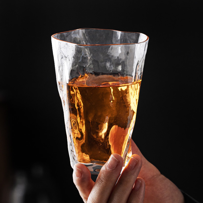 日式手作水晶玻璃杯