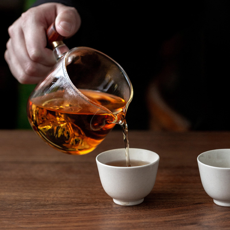玻璃觀山公道杯