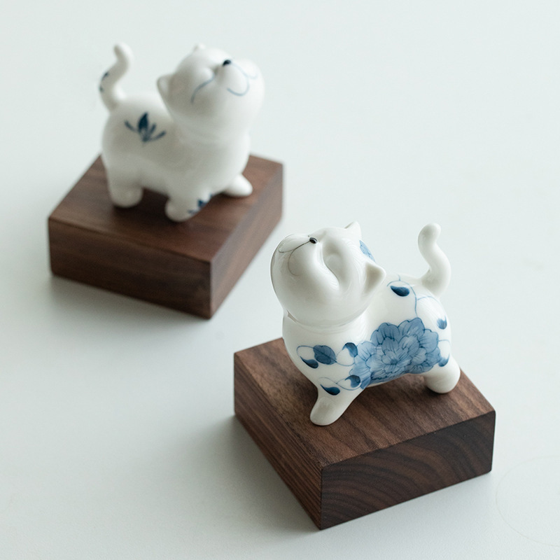 手繪傲嬌貓咪茶寵