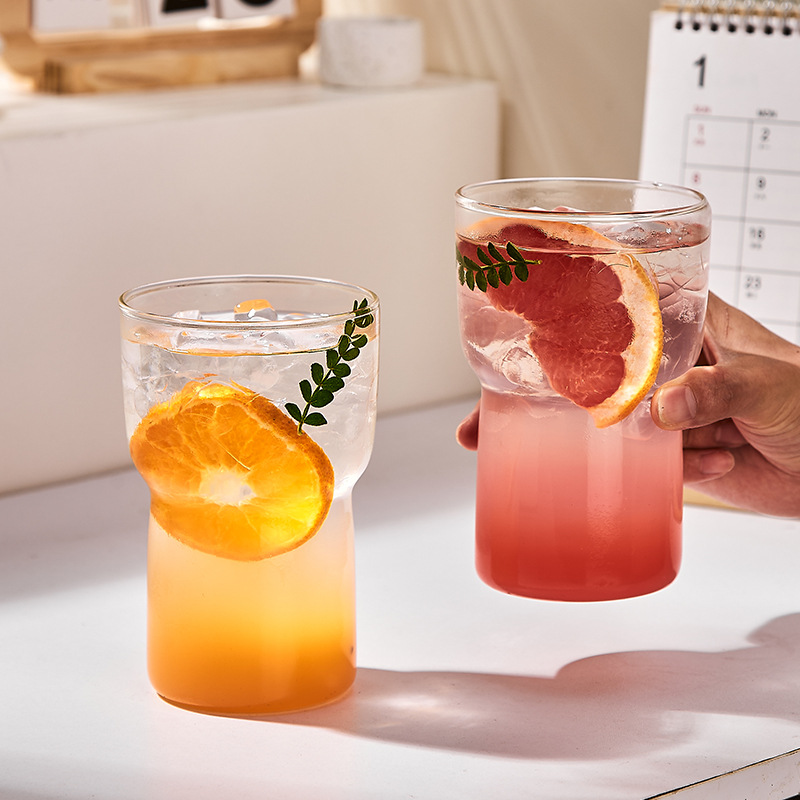 寬口大容量耐熱玻璃飲品杯