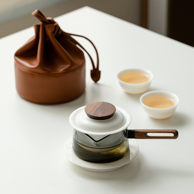 日式玻璃茶咖快客杯