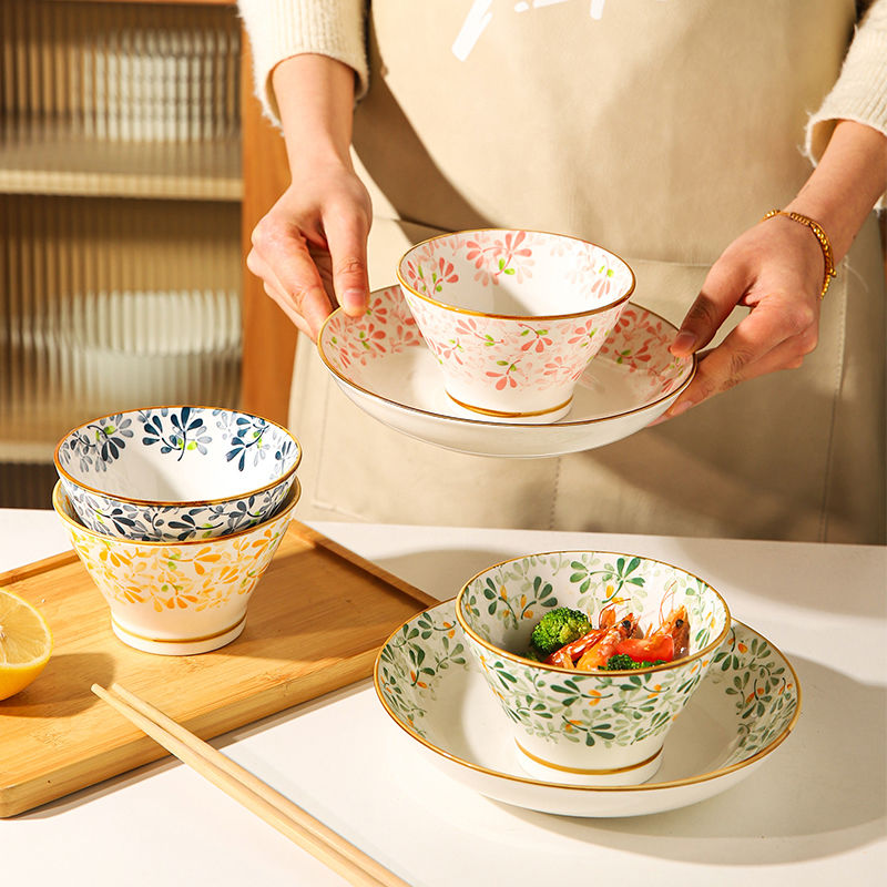 日式陶瓷網紅創意碗盤組合套裝