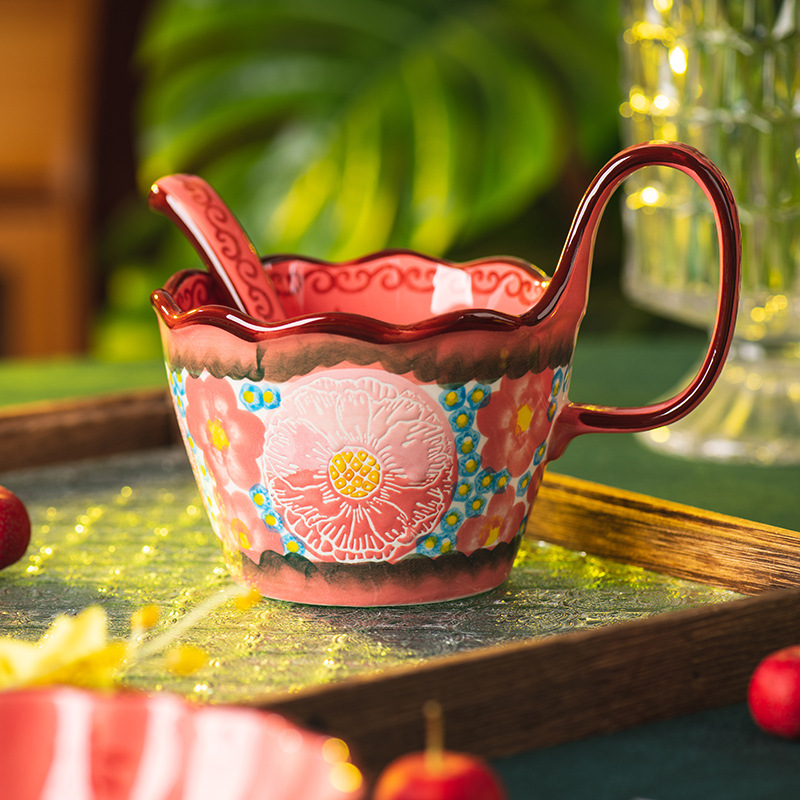 綠影陶瓷馬克杯