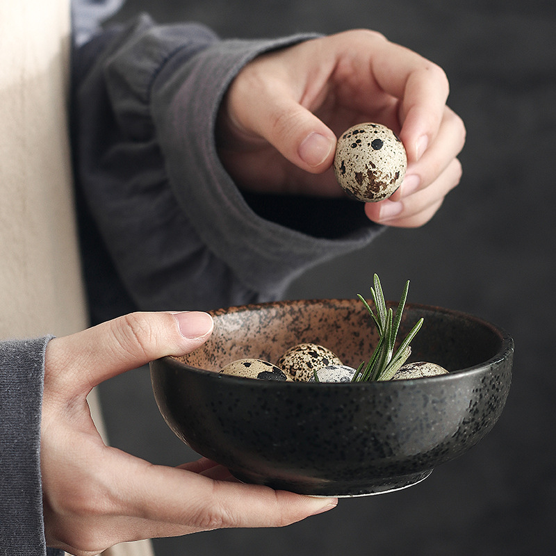 日式陶瓷家用小米飯碗