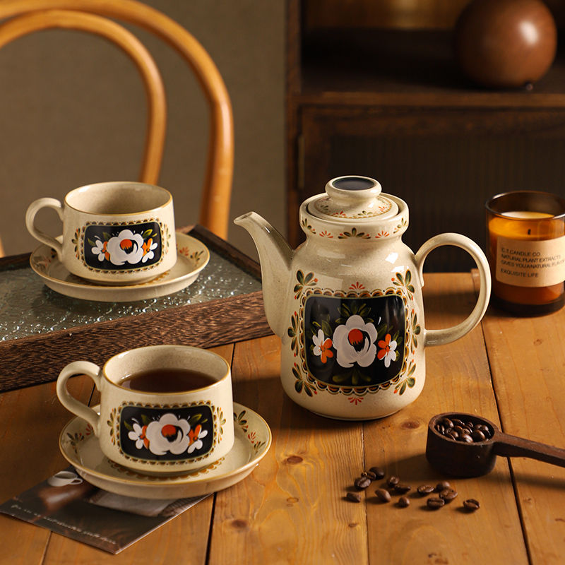 山茶花茶壺禮盒套裝