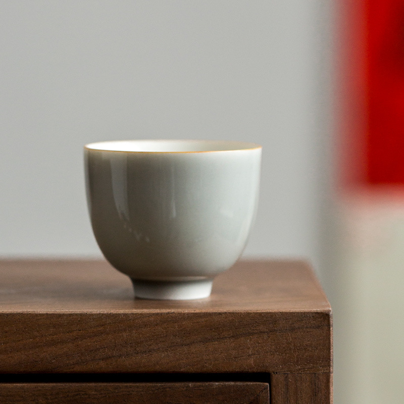 日式冰灰釉茶杯