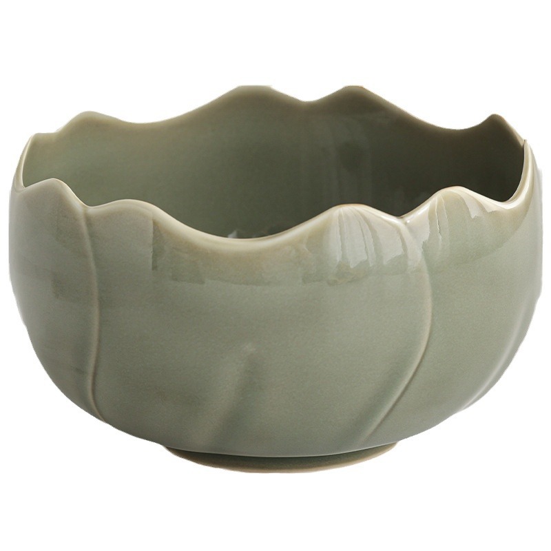 越窯青瓷茶洗陶瓷茶渣缸