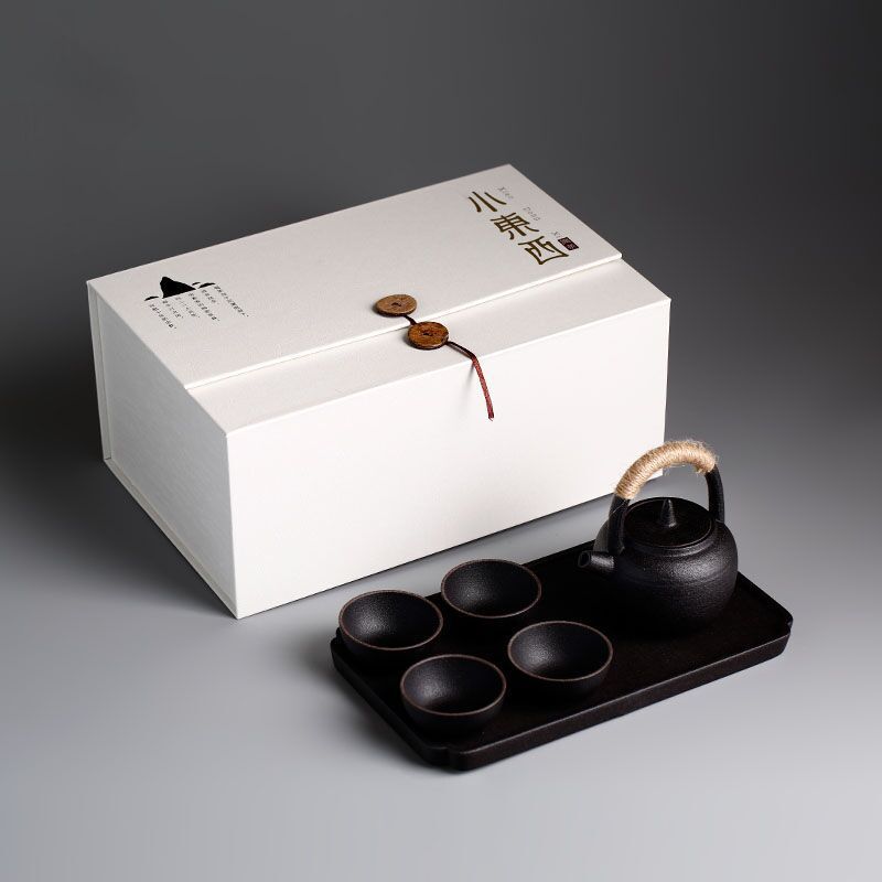 黑陶旅行茶具套裝