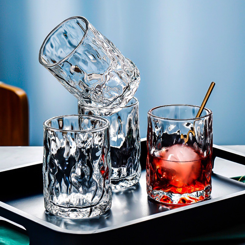 日式錘紋玻璃杯