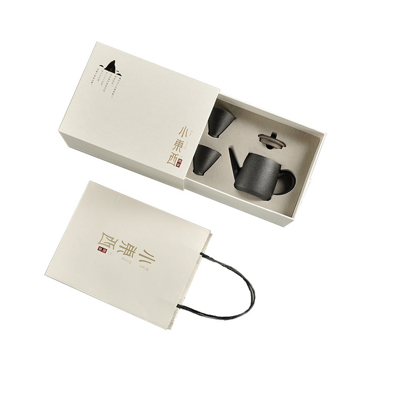 黑陶旅行茶具套裝