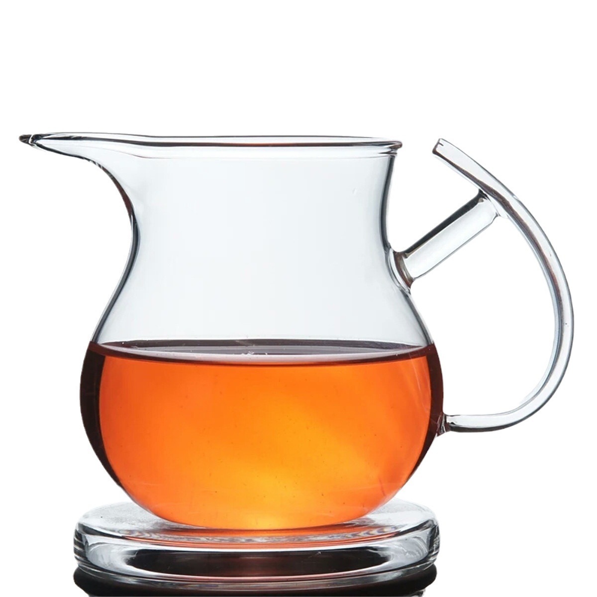 尖嘴雙耳高硼硅公道杯