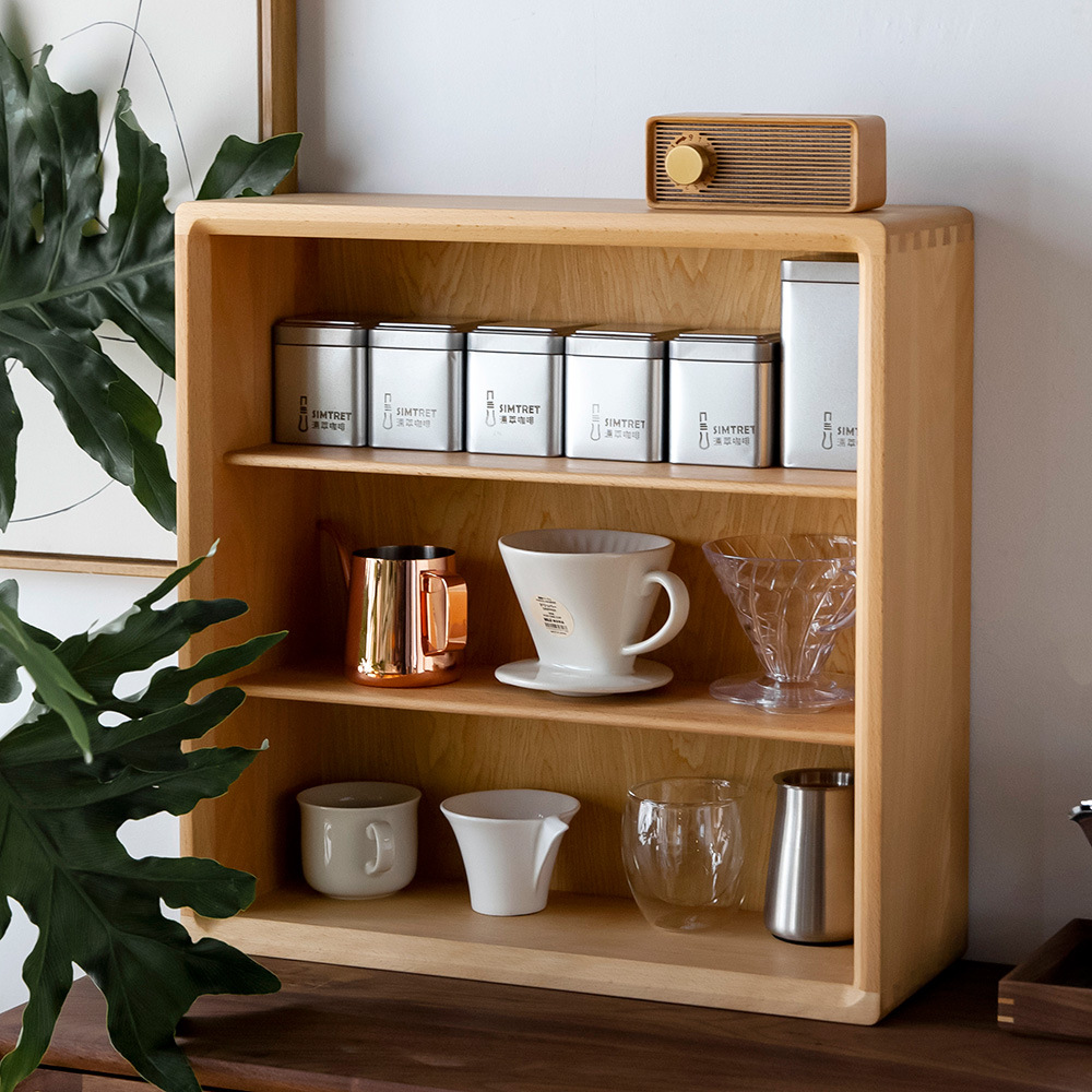 實木收納置物架