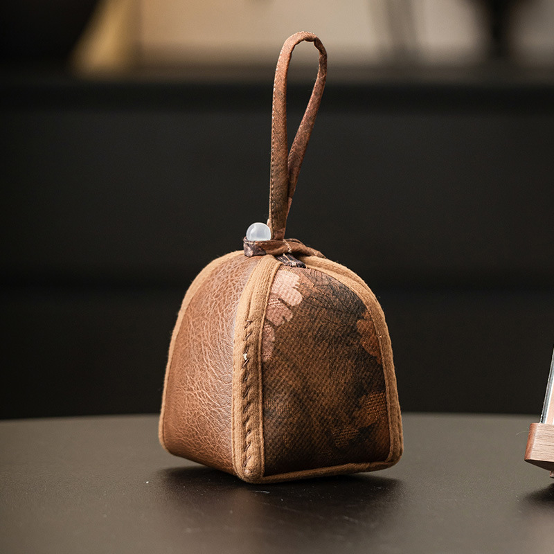 極素織錦國色天香鈴鐺包