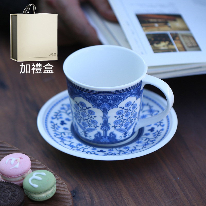 花園咖啡杯碟套組