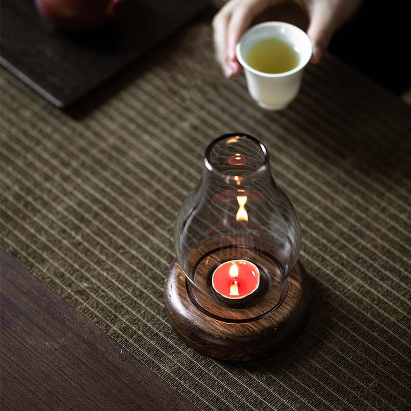 日式玻璃燭臺