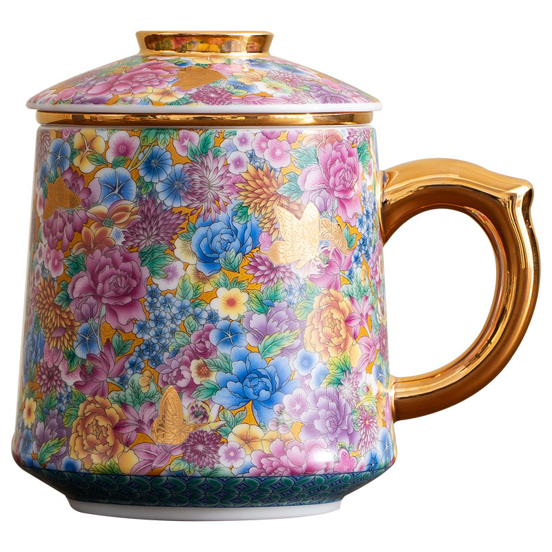 琺瑯彩陶瓷馬克杯