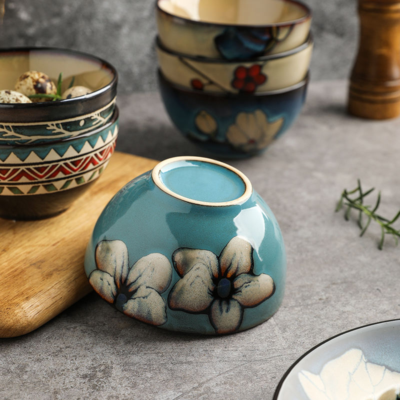 日式復古陶瓷米飯