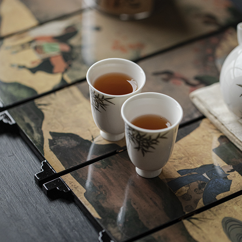 茶桌小屏風擺件