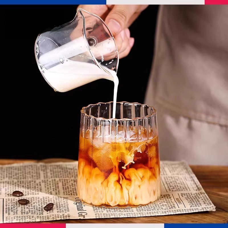 簡約咖啡玻璃杯