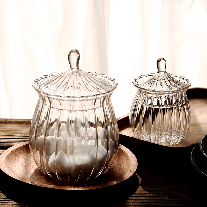 歐式透明方糖罐密封儲蓄罐
