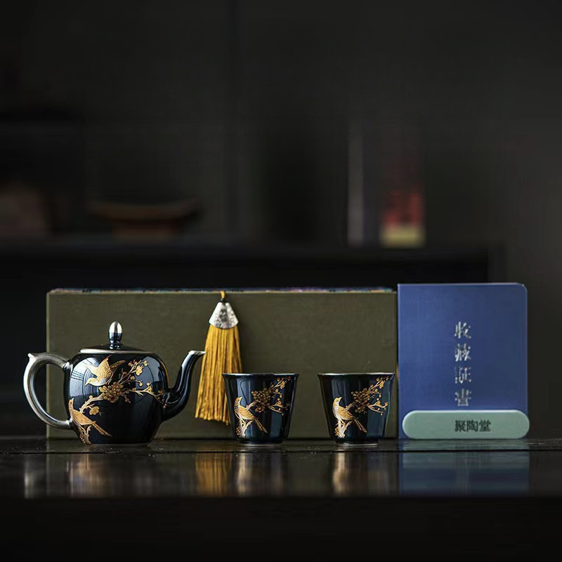 999鎏銀茶具套裝