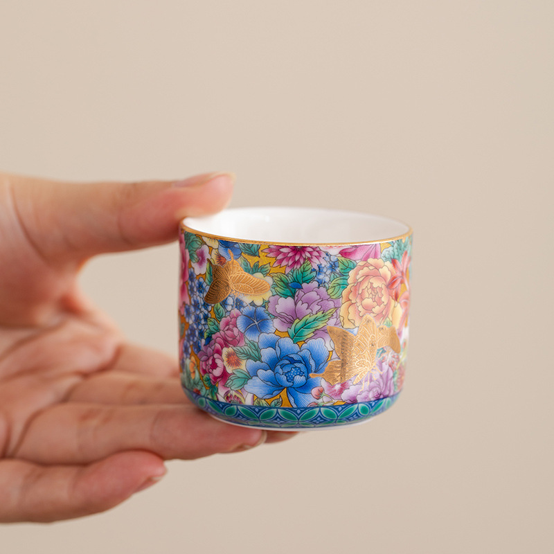 琺瑯彩芳華主人杯