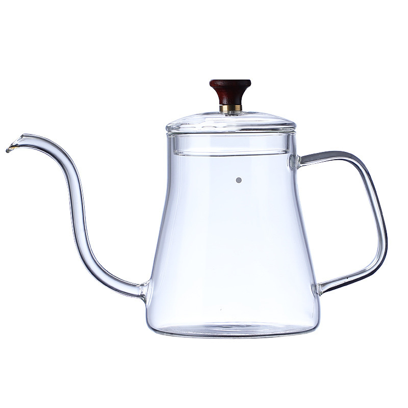 細嘴琥珀色咖啡壺可明火直燒