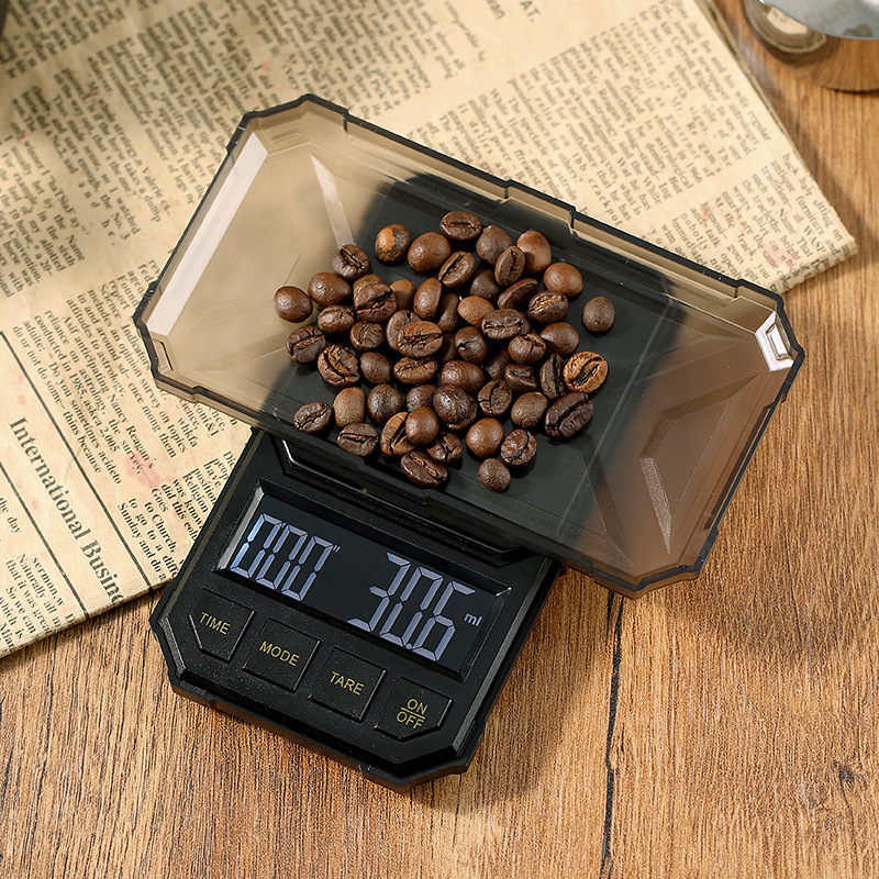 便捷式手沖咖啡秤自動計時智能電子稱