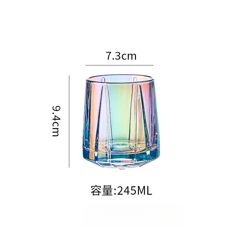 日式劍紋水晶玻璃杯