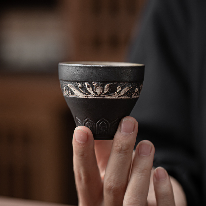 復古陶瓷品茗杯