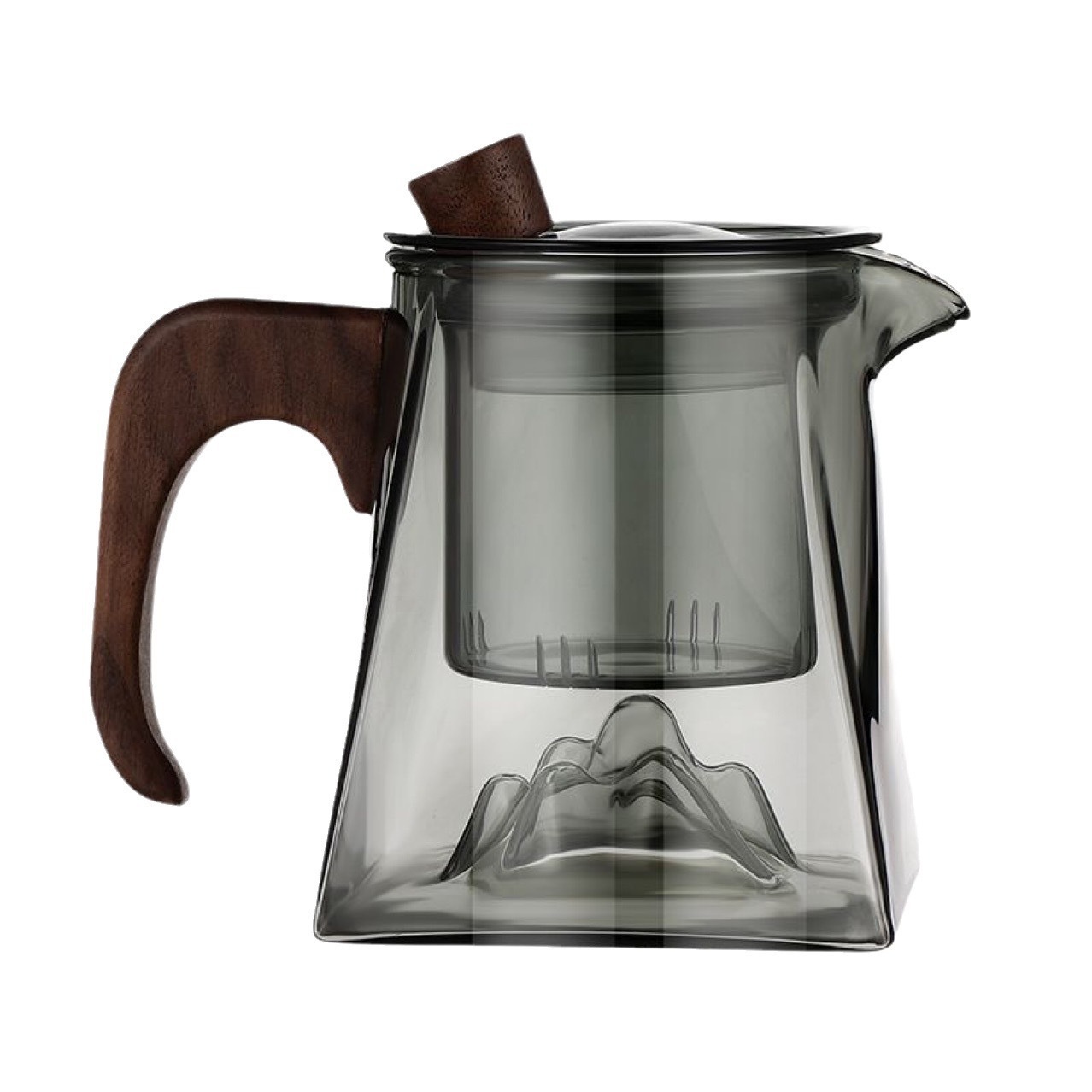 觀山四方玻璃泡茶壺電陶爐