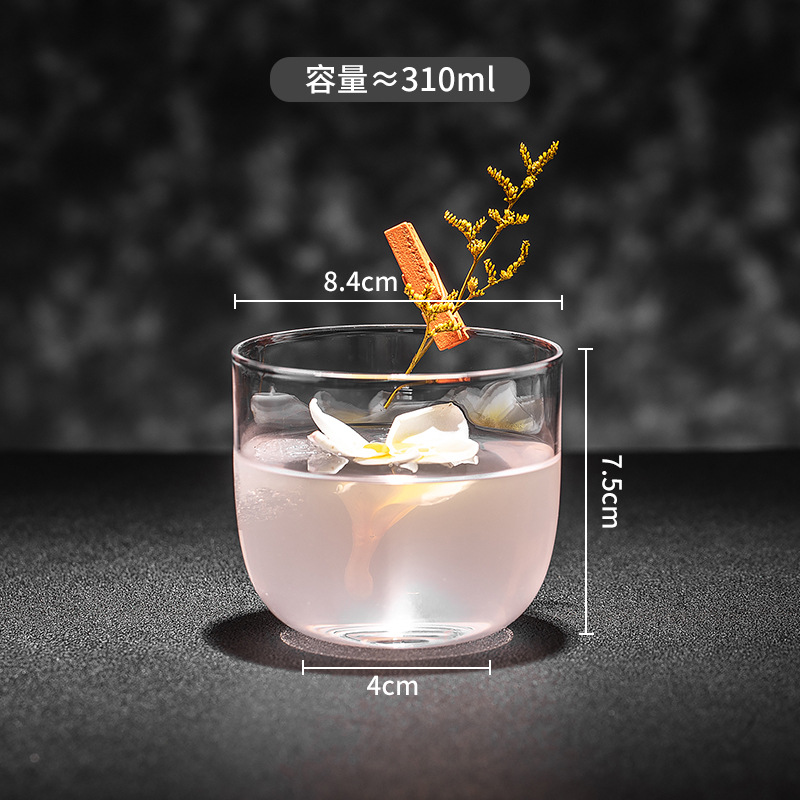 水晶雞尾酒拿鐵咖啡杯