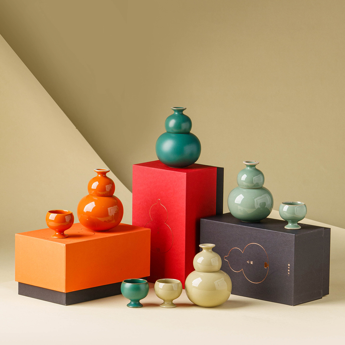 葫蘆酒壺酒杯套裝