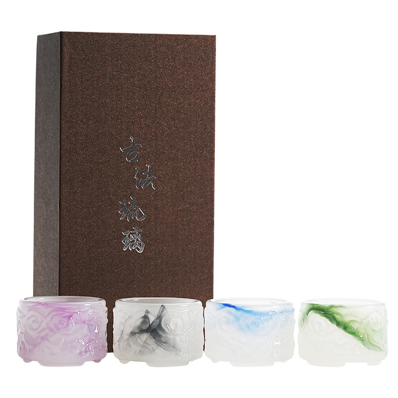 浮雕琉璃主人杯