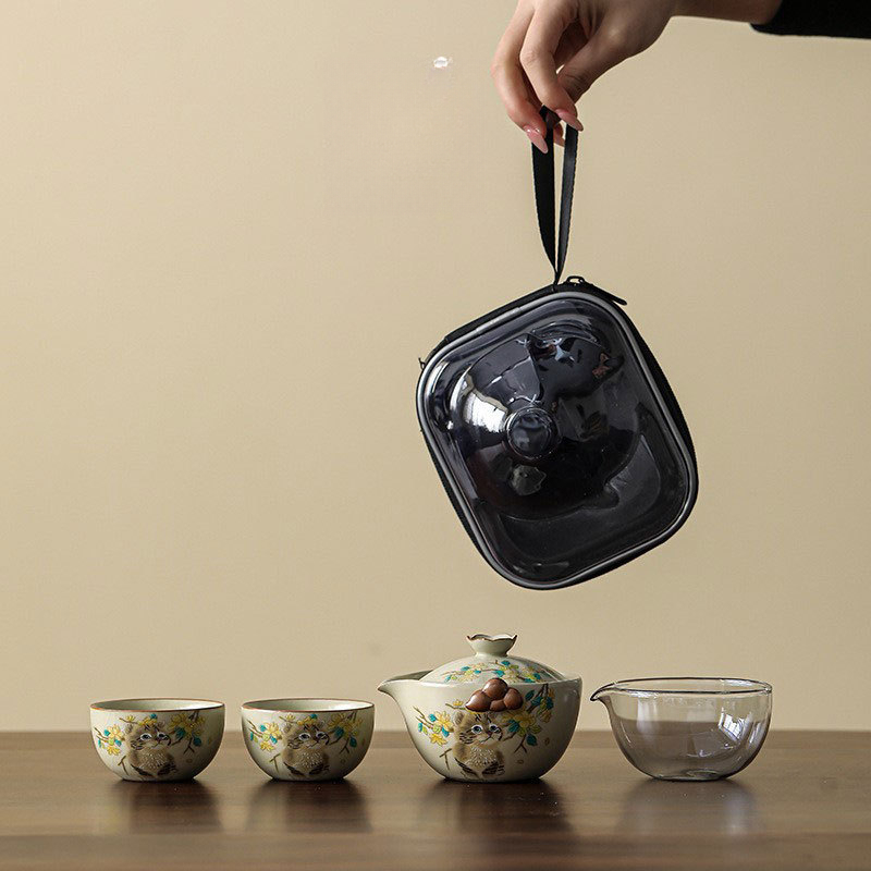 萌貓汝窯快客杯