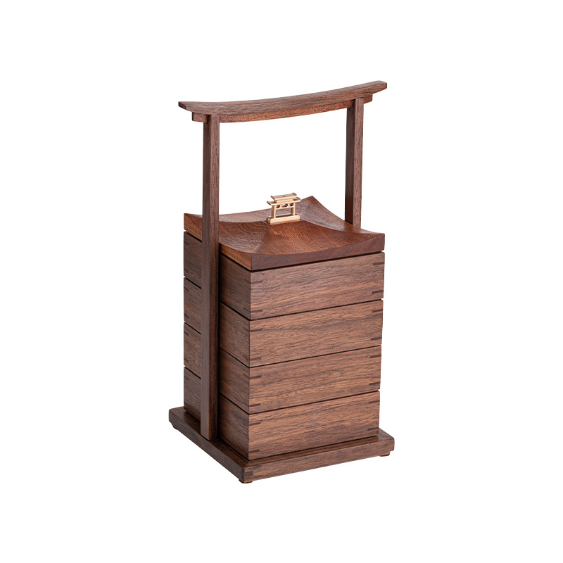 黑胡桃木手提盒